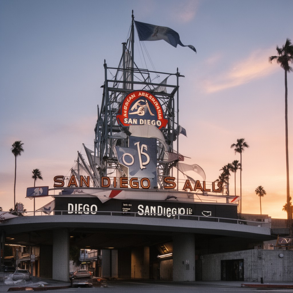 AI-generated illustration of San Diego Sails