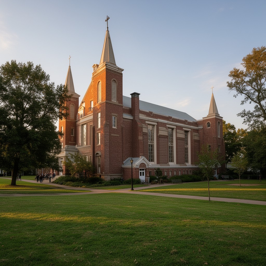 AI-generated illustration of Independence Temple Lot