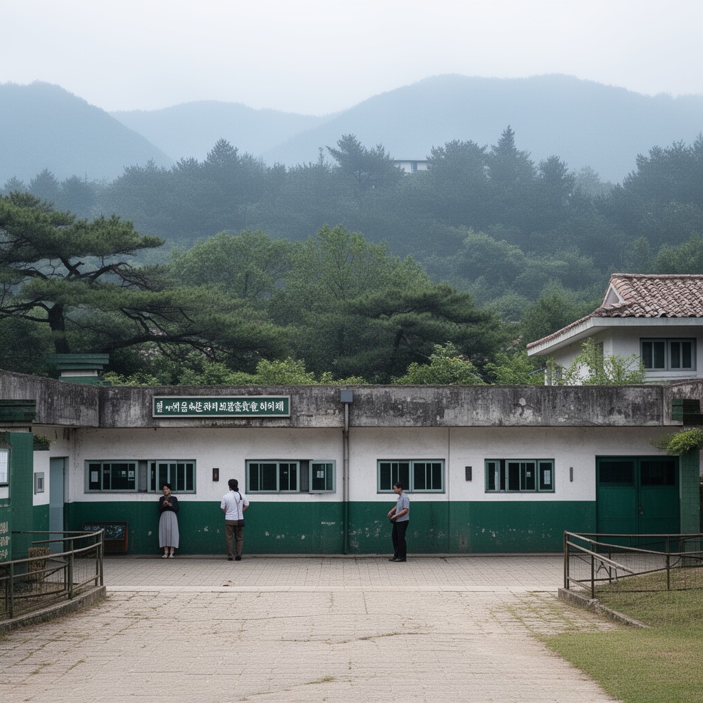AI-generated illustration of Panmunjom