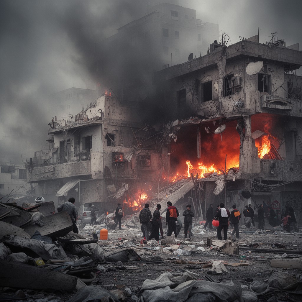 AI-generated illustration of Arab Winter