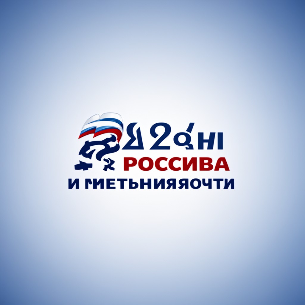 AI-generated illustration of United Russia party
