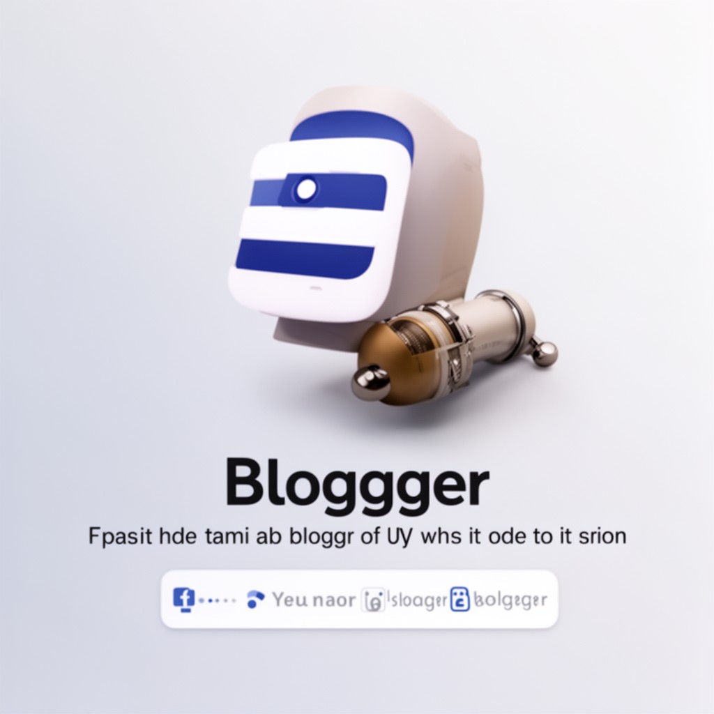AI-generated illustration of Blogger