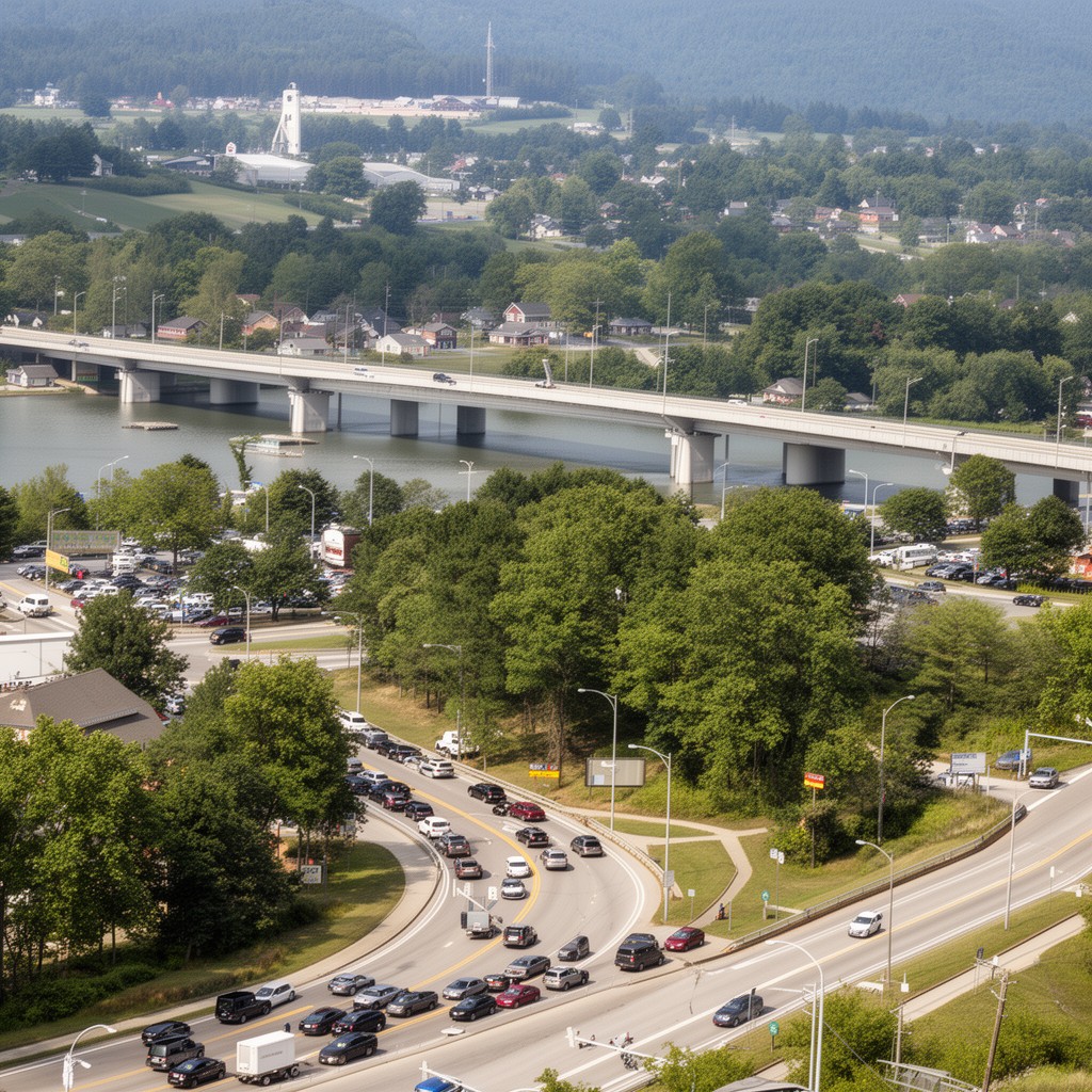 AI-generated illustration of Virginia State Route 123