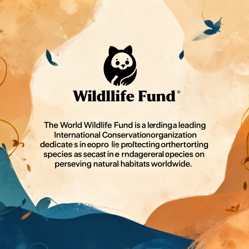 AI-generated illustration of World Wildlife Fund
