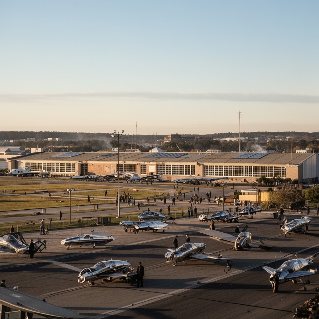 AI-generated illustration of Roosevelt Field, Long Island, New York, United States