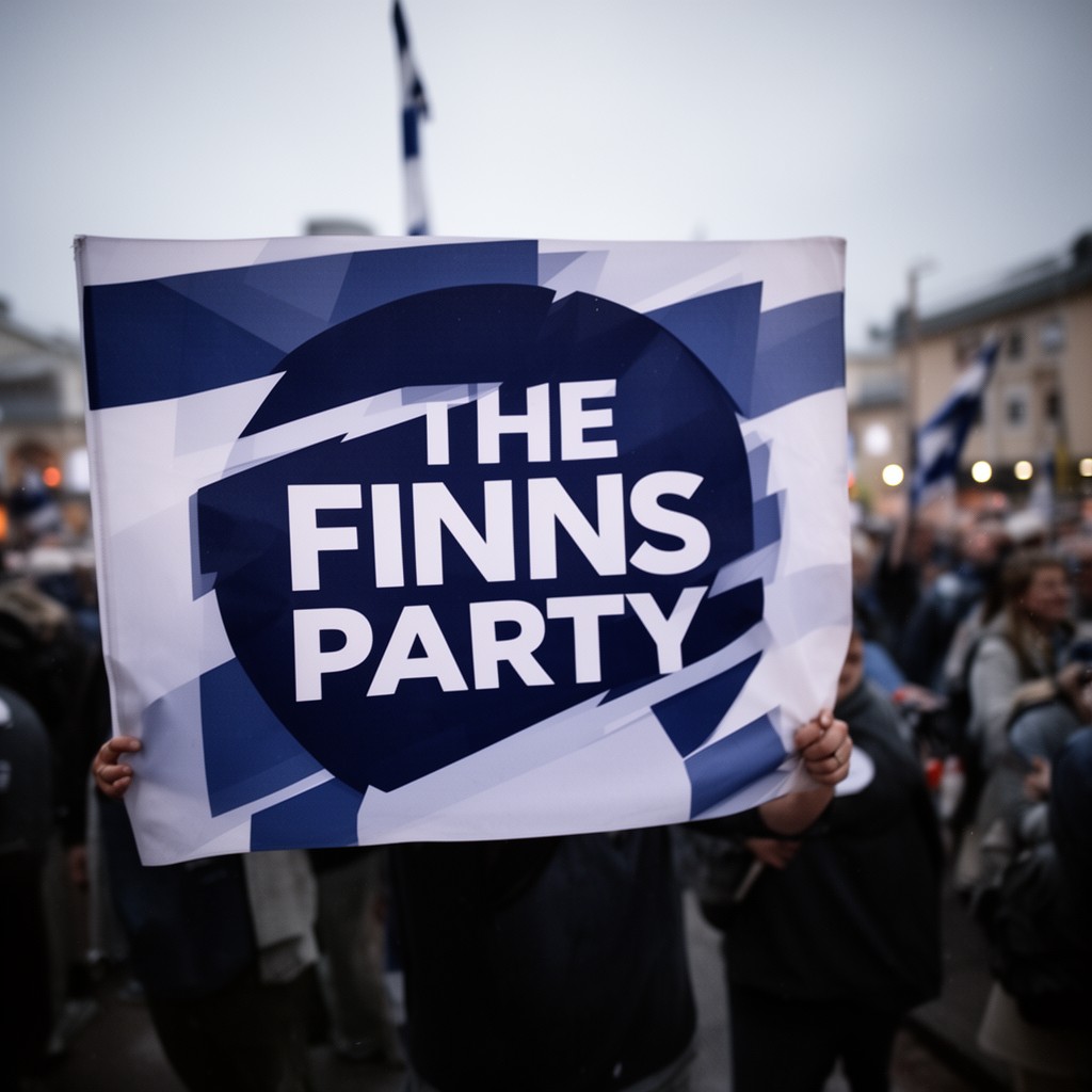 AI-generated illustration of The Finns Party