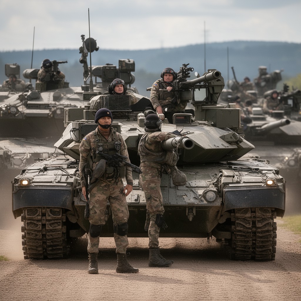 AI-generated illustration of Queen’s Royal Hussars