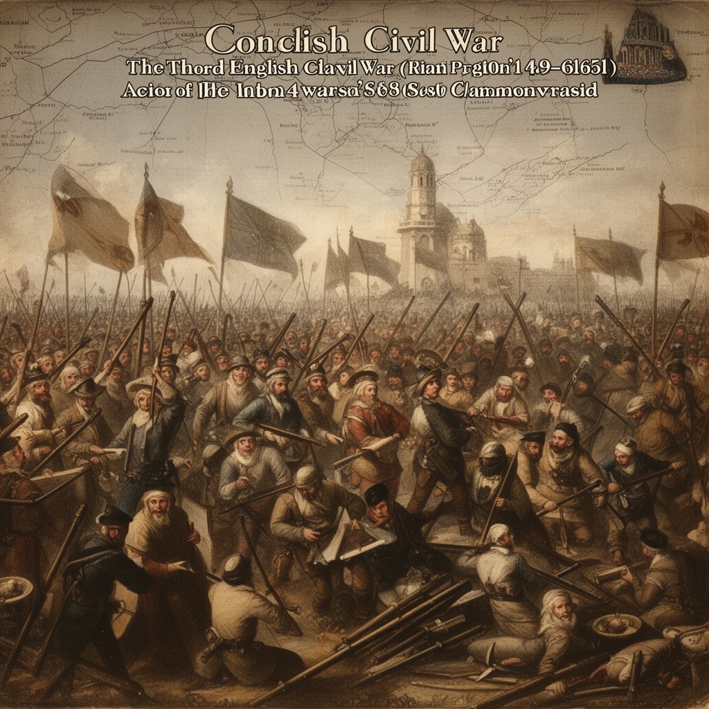 AI-generated illustration of Third English Civil War