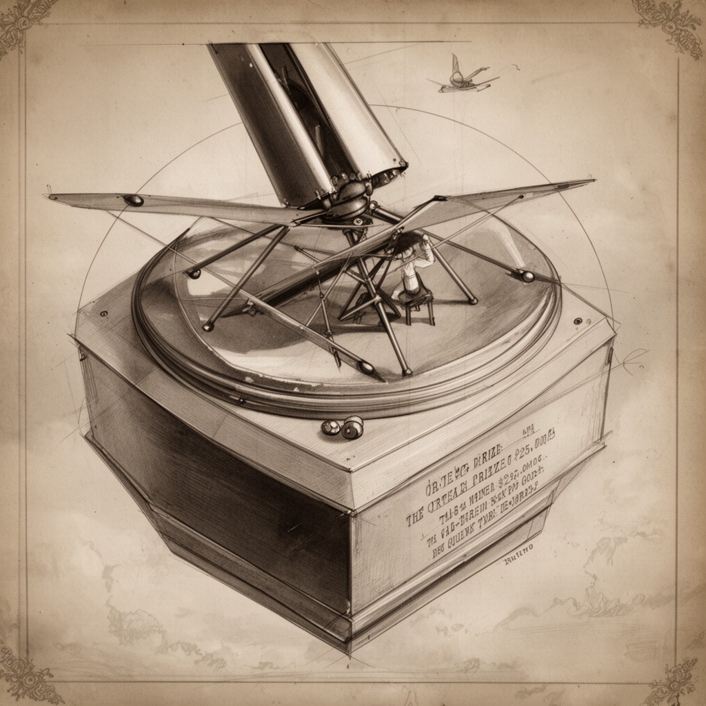 AI-generated illustration of Orteig Prize