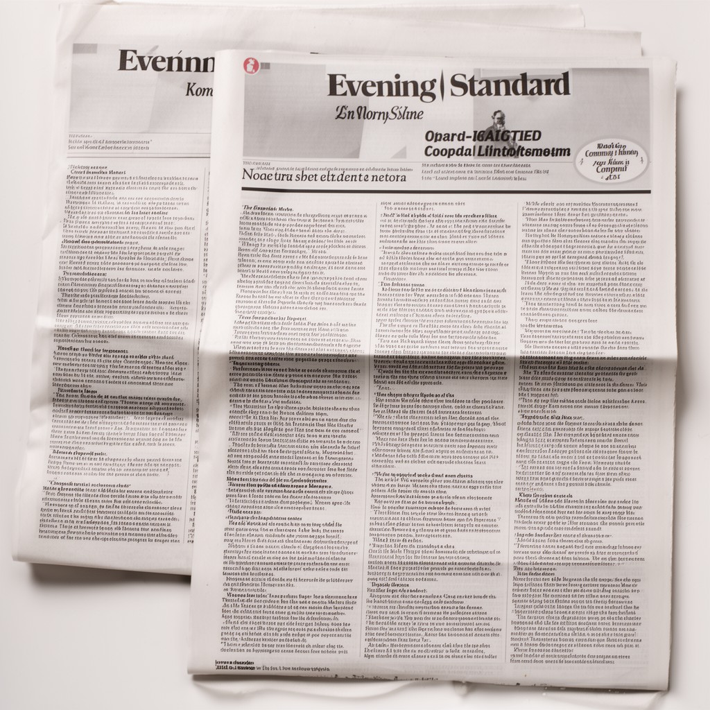 AI-generated illustration of Evening Standard