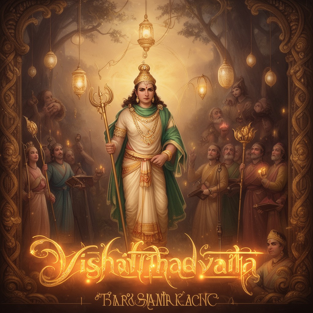 AI-generated illustration of Vishishtadvaita