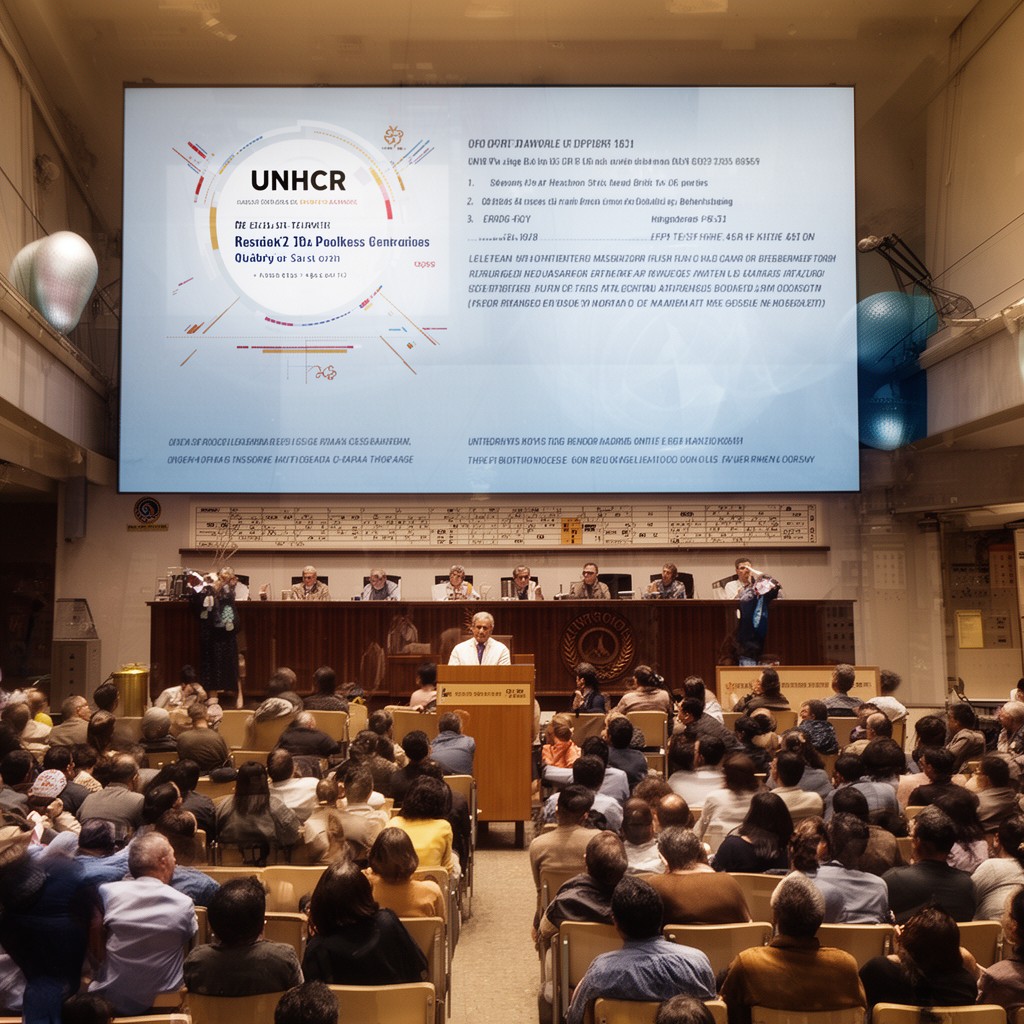 AI-generated illustration of United Nations General Assembly resolution 428 (V)