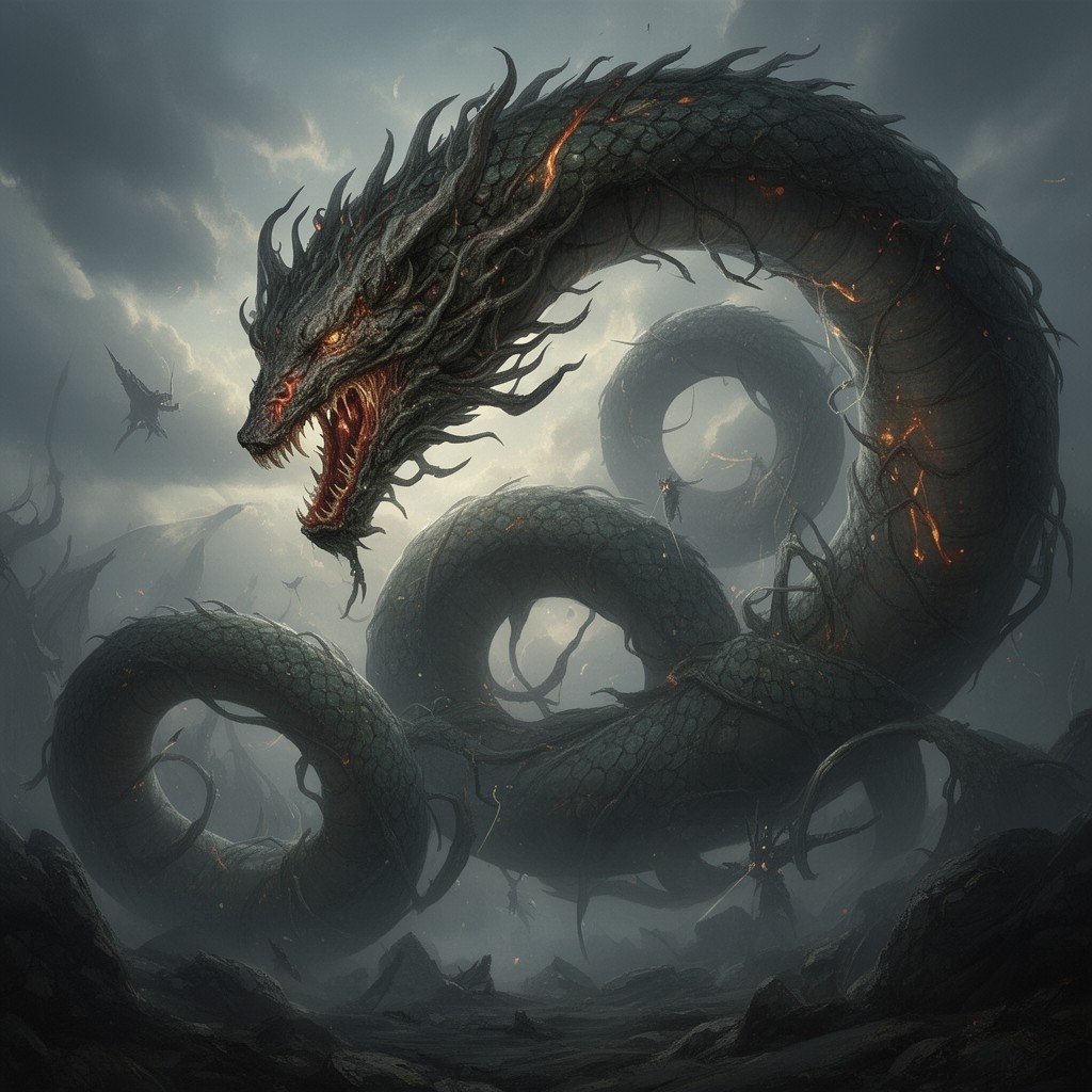 AI-generated illustration of Typhoeus