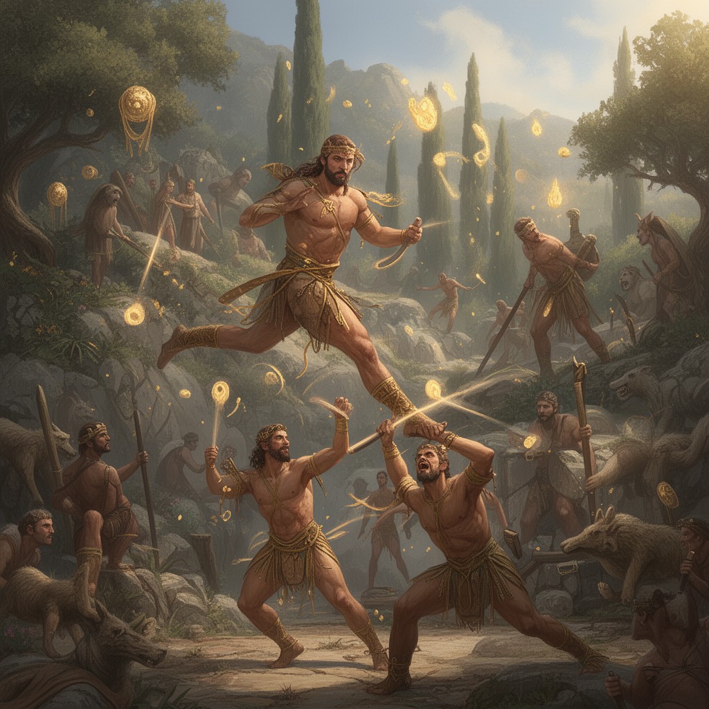 AI-generated illustration of Nemean Games