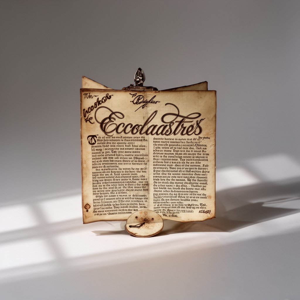 AI-generated illustration of Book of Ecclesiastes