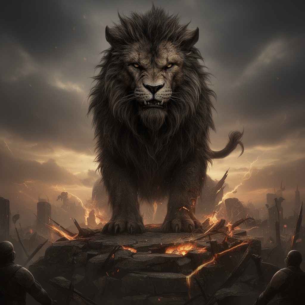 AI-generated illustration of the Beast