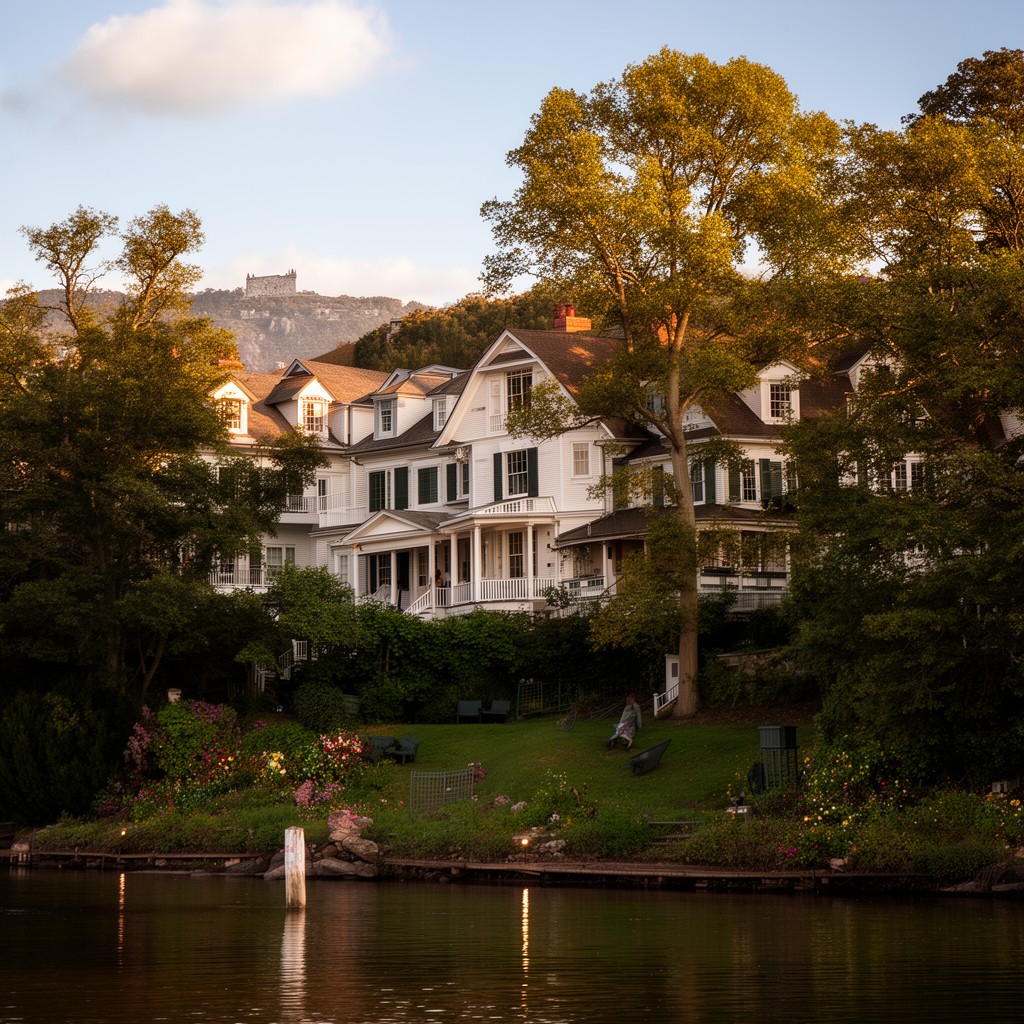 AI-generated illustration of Tarrytown, New York