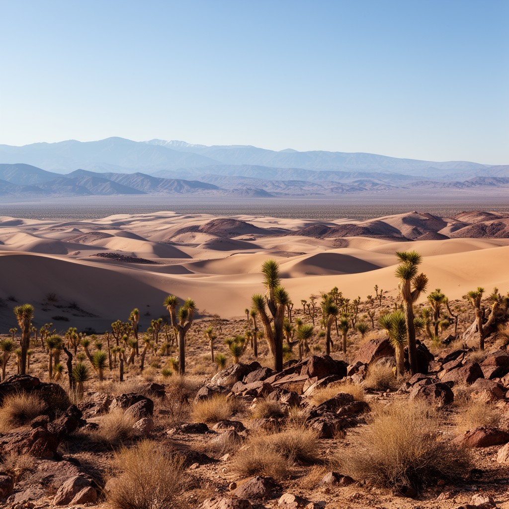 AI-generated illustration of Mojave National Preserve