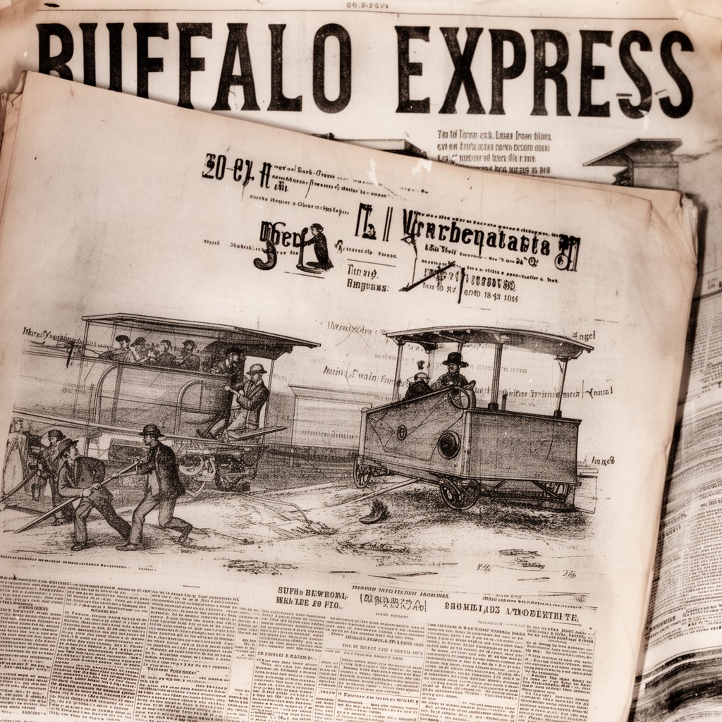 AI-generated illustration of Buffalo Express