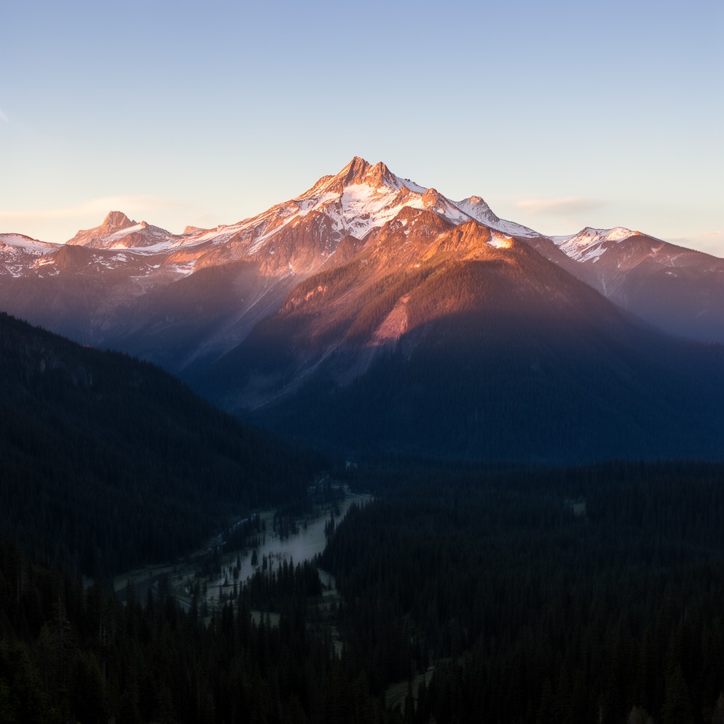 AI-generated illustration of Cascade Range