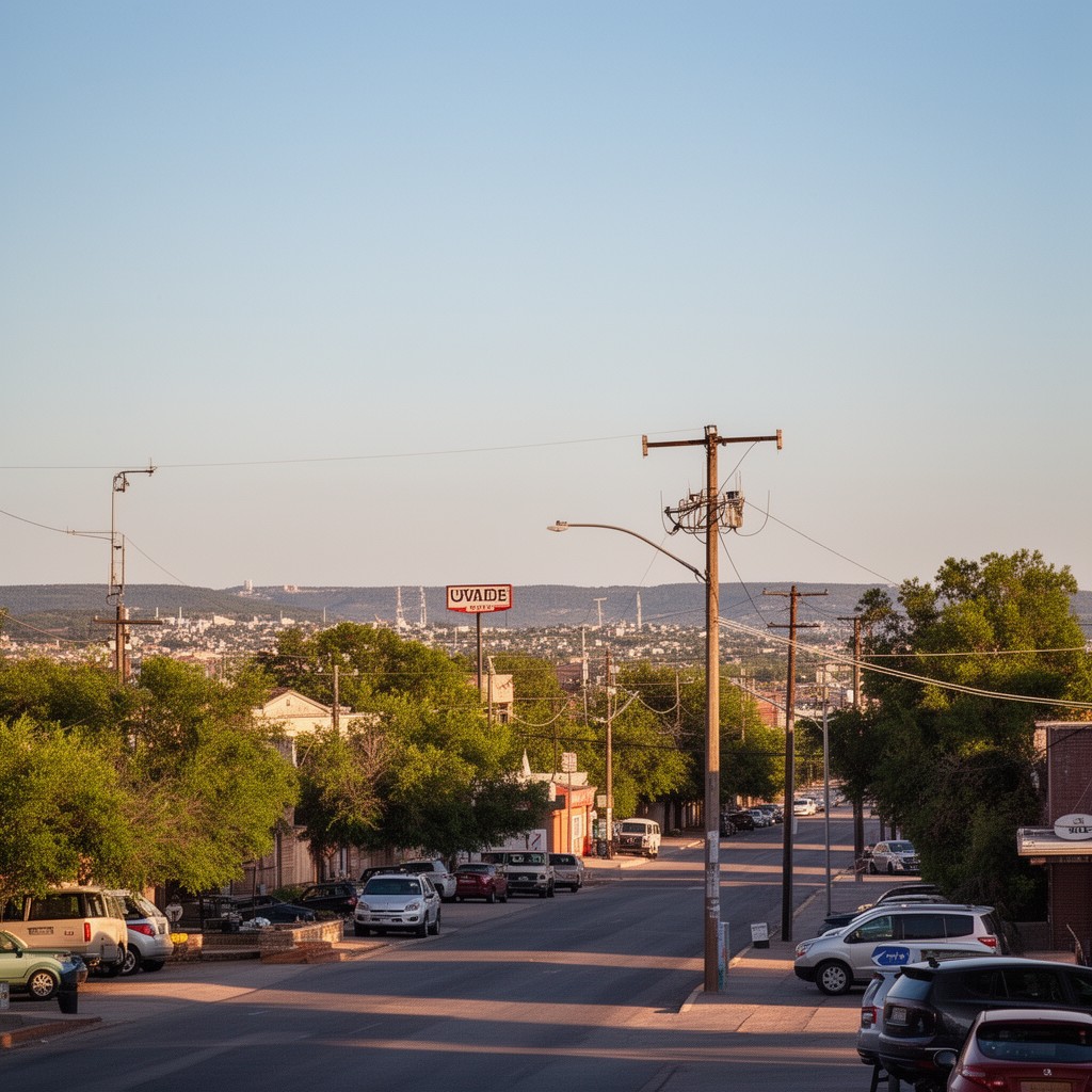 AI-generated illustration of Uvalde, Texas