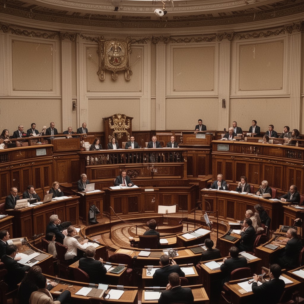 AI-generated illustration of Chamber of Deputies