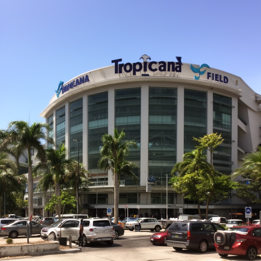 AI-generated illustration of Tropicana Field