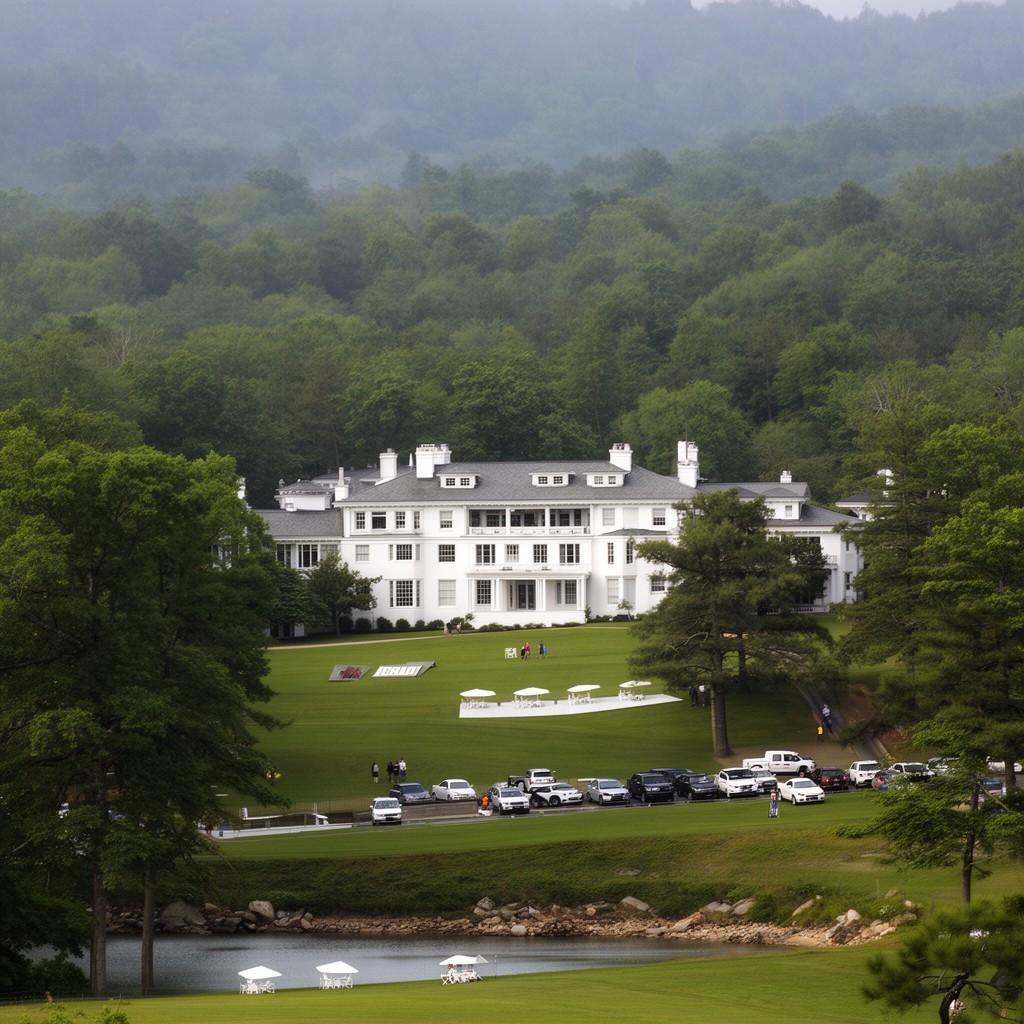 AI-generated illustration of Camp David