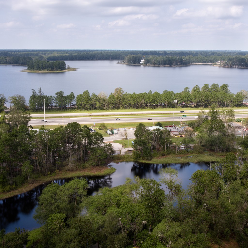 AI-generated illustration of Lake City, Florida