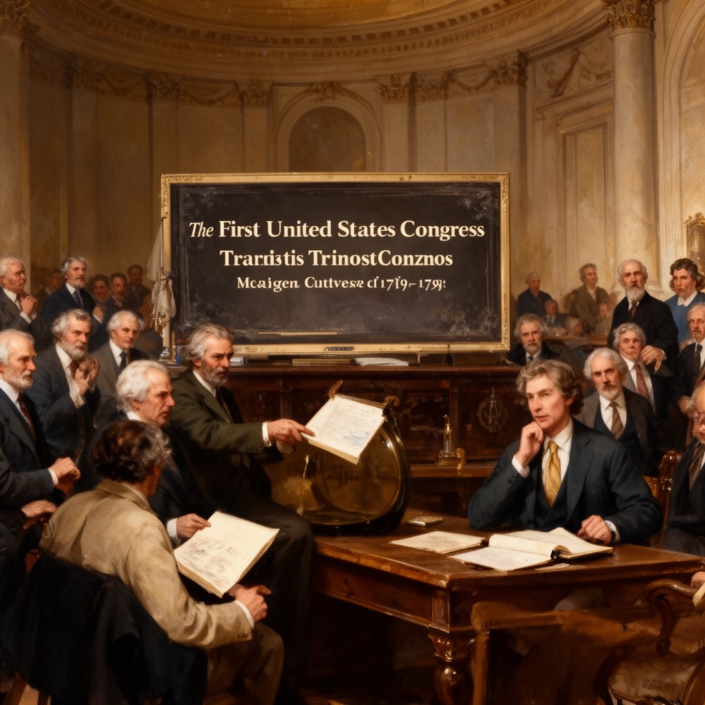 AI-generated illustration of First United States Congress