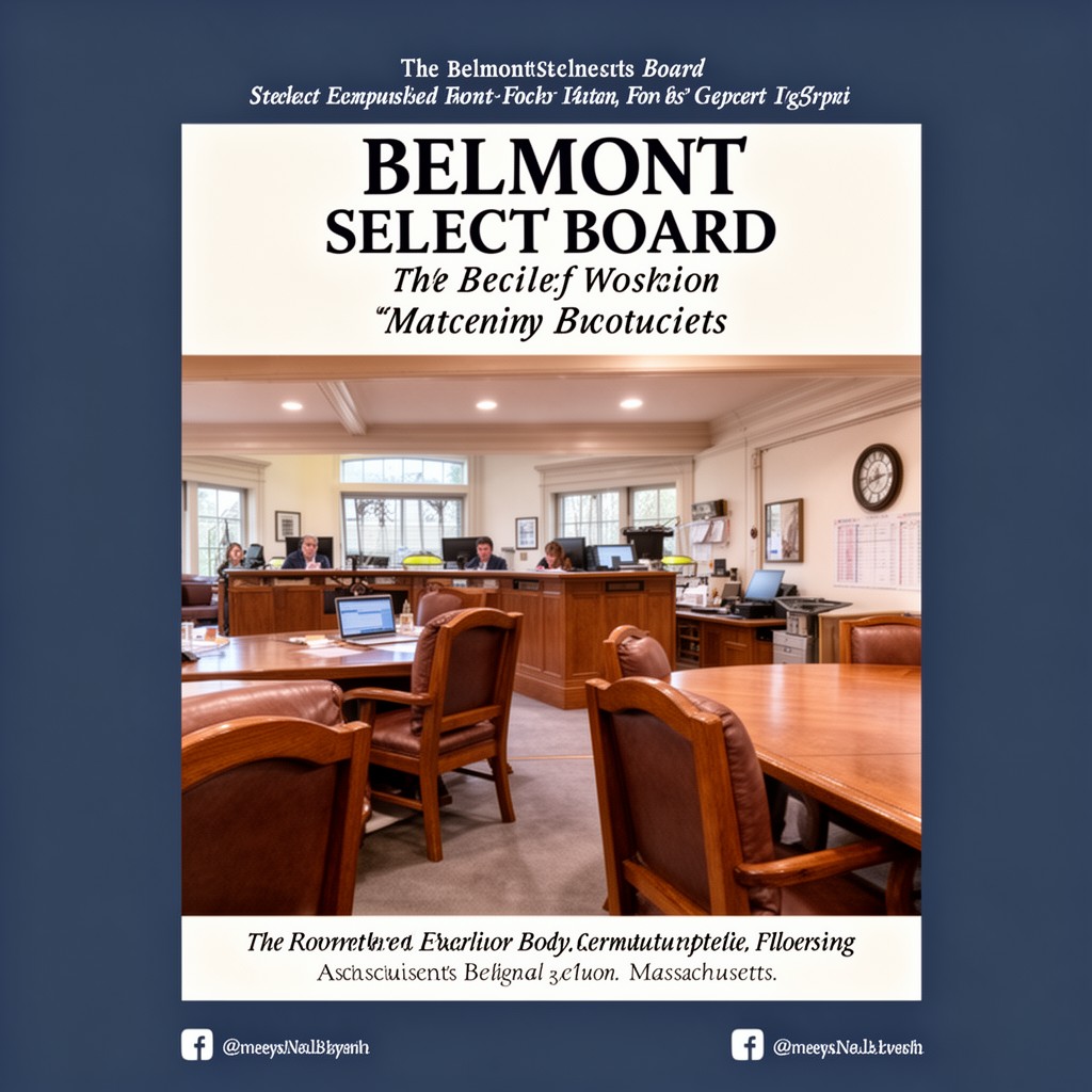 AI-generated illustration of Belmont Select Board
