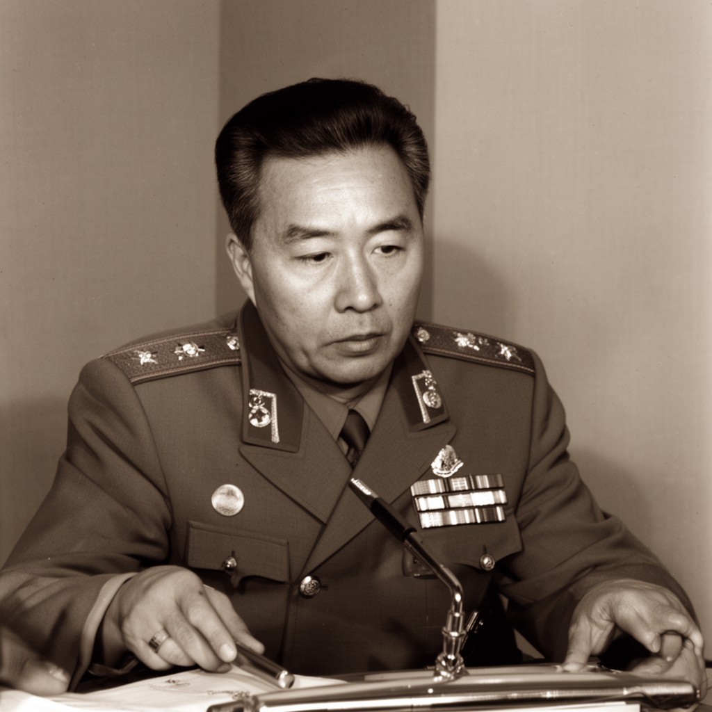 AI-generated illustration of North Korean General Nam Il