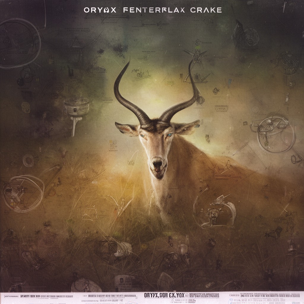 AI-generated illustration of Oryx and Crake