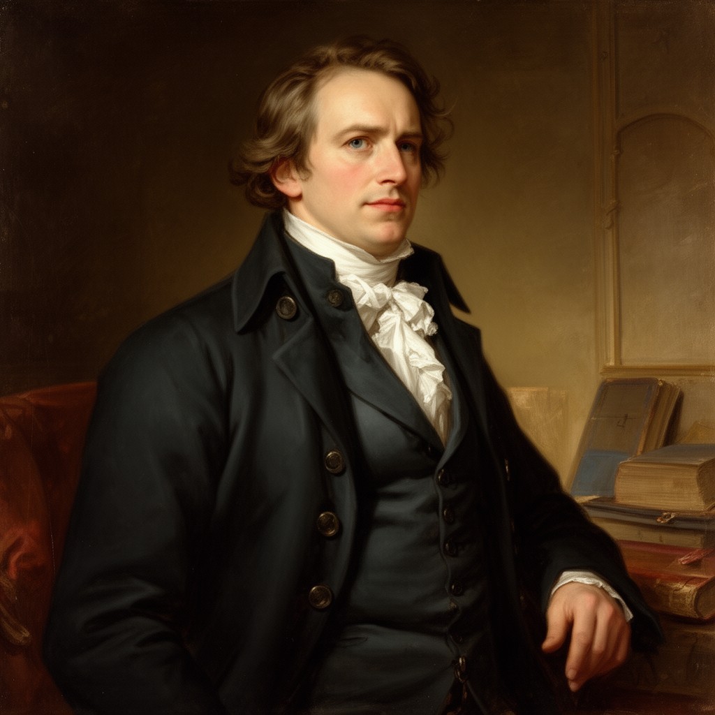 AI-generated illustration of Georges Danton