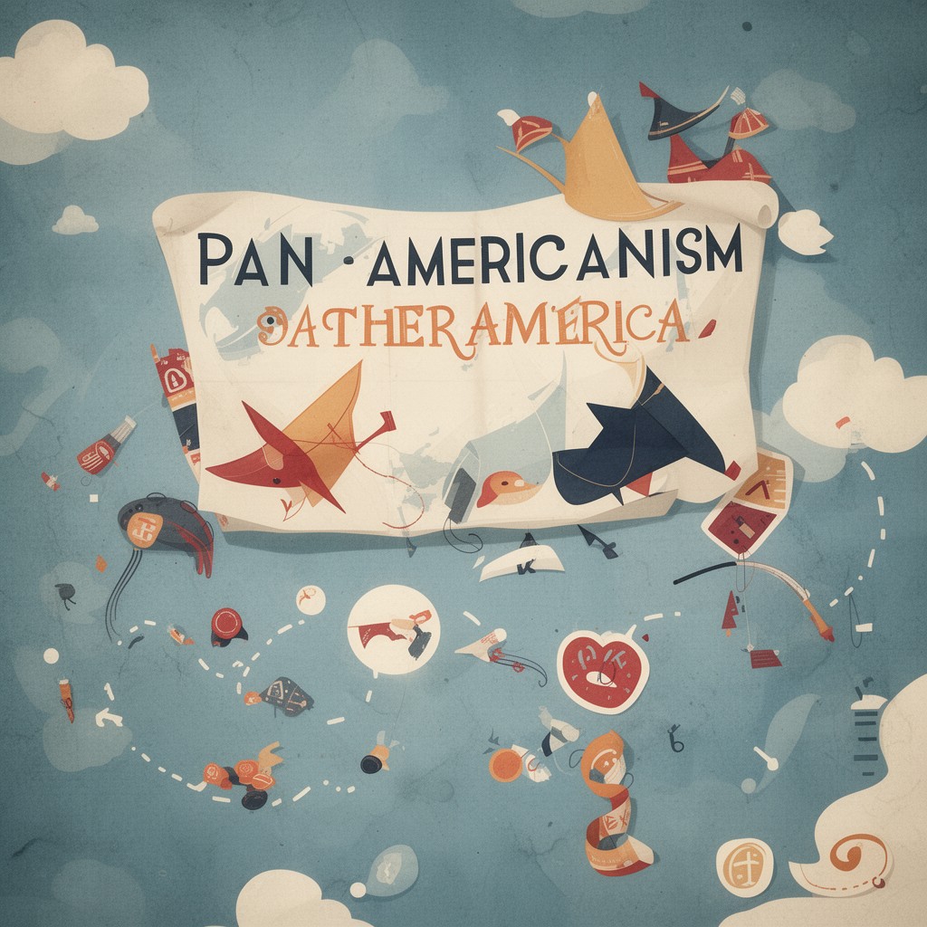 AI-generated illustration of Pan-Americanism