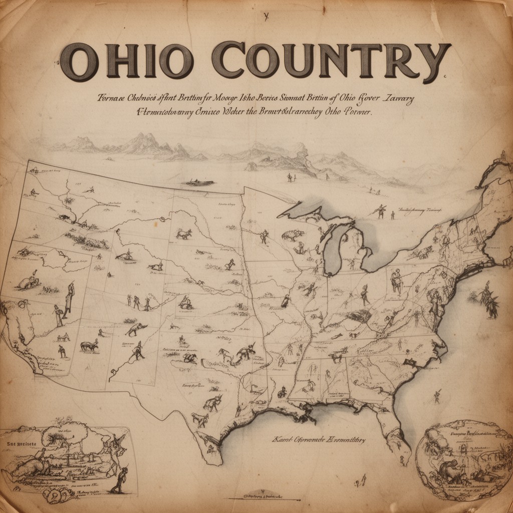 AI-generated illustration of Ohio Country