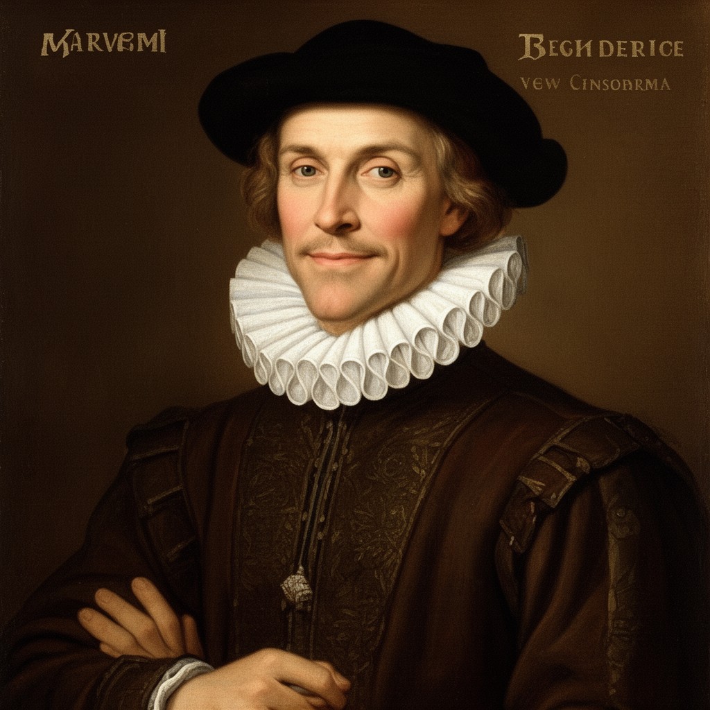 AI-generated illustration of Desiderius Erasmus