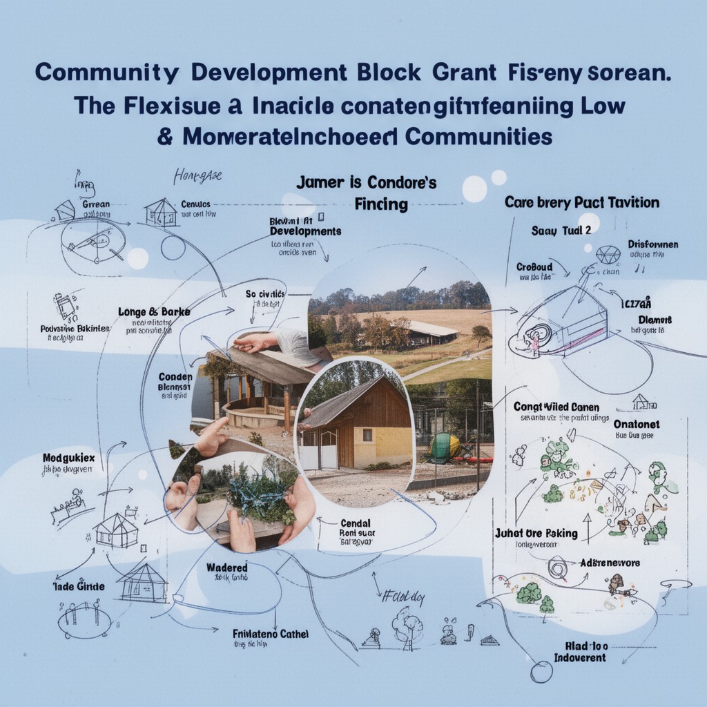 AI-generated illustration of Community Development Block Grant program
