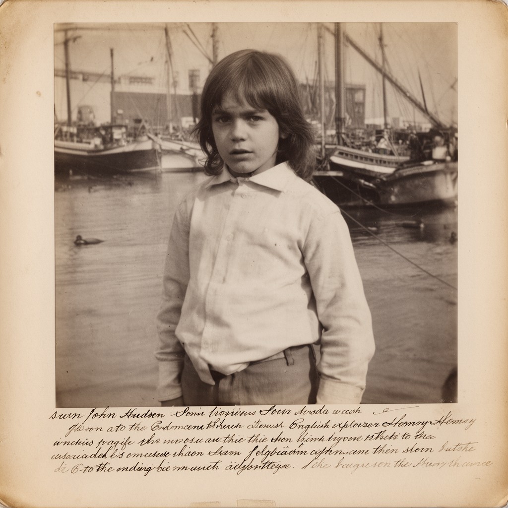 AI-generated illustration of his son John Hudson