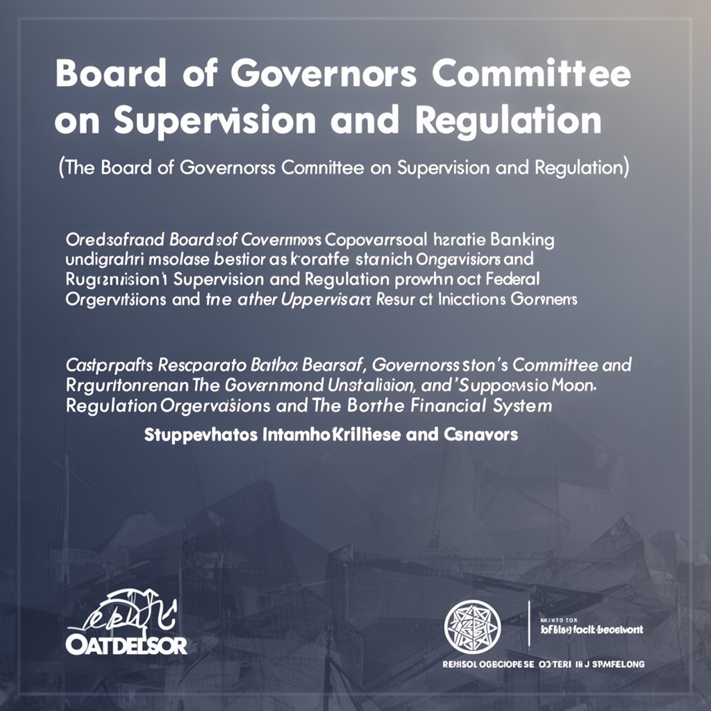 AI-generated illustration of Board of Governors Committee on Supervision and Regulation