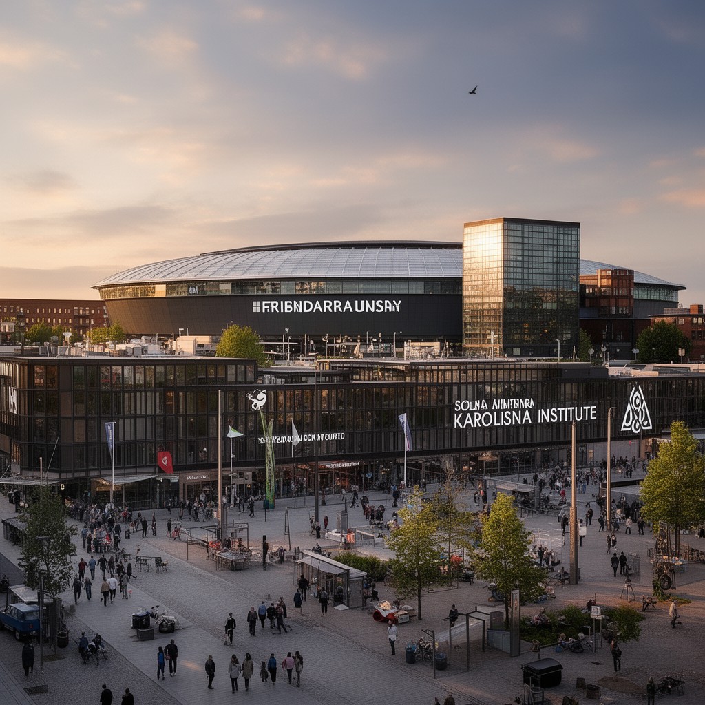 AI-generated illustration of Solna Municipality