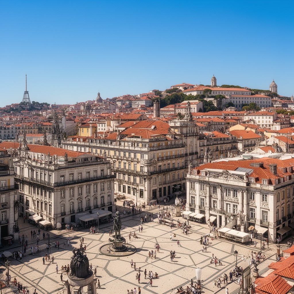 AI-generated illustration of Baixa