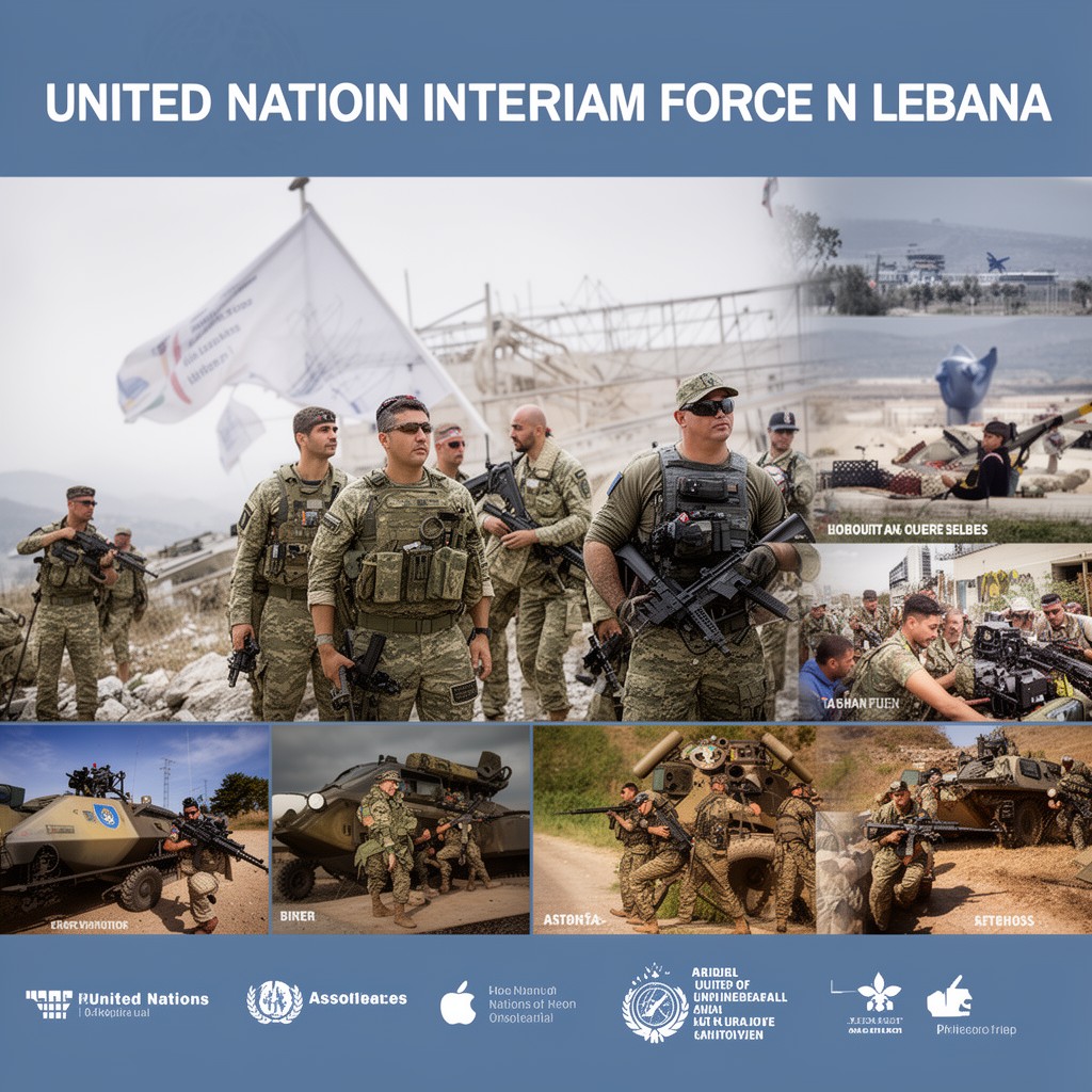 AI-generated illustration of United Nations Interim Force in Lebanon