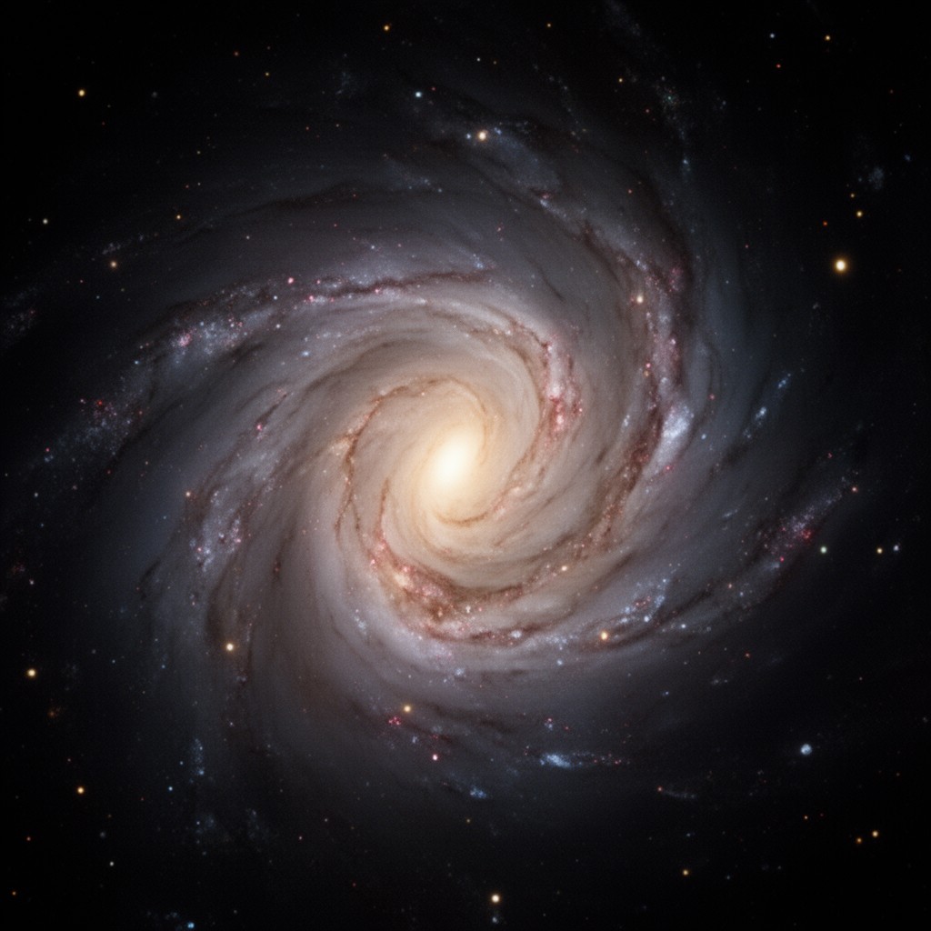 AI-generated illustration of Triangulum Galaxy