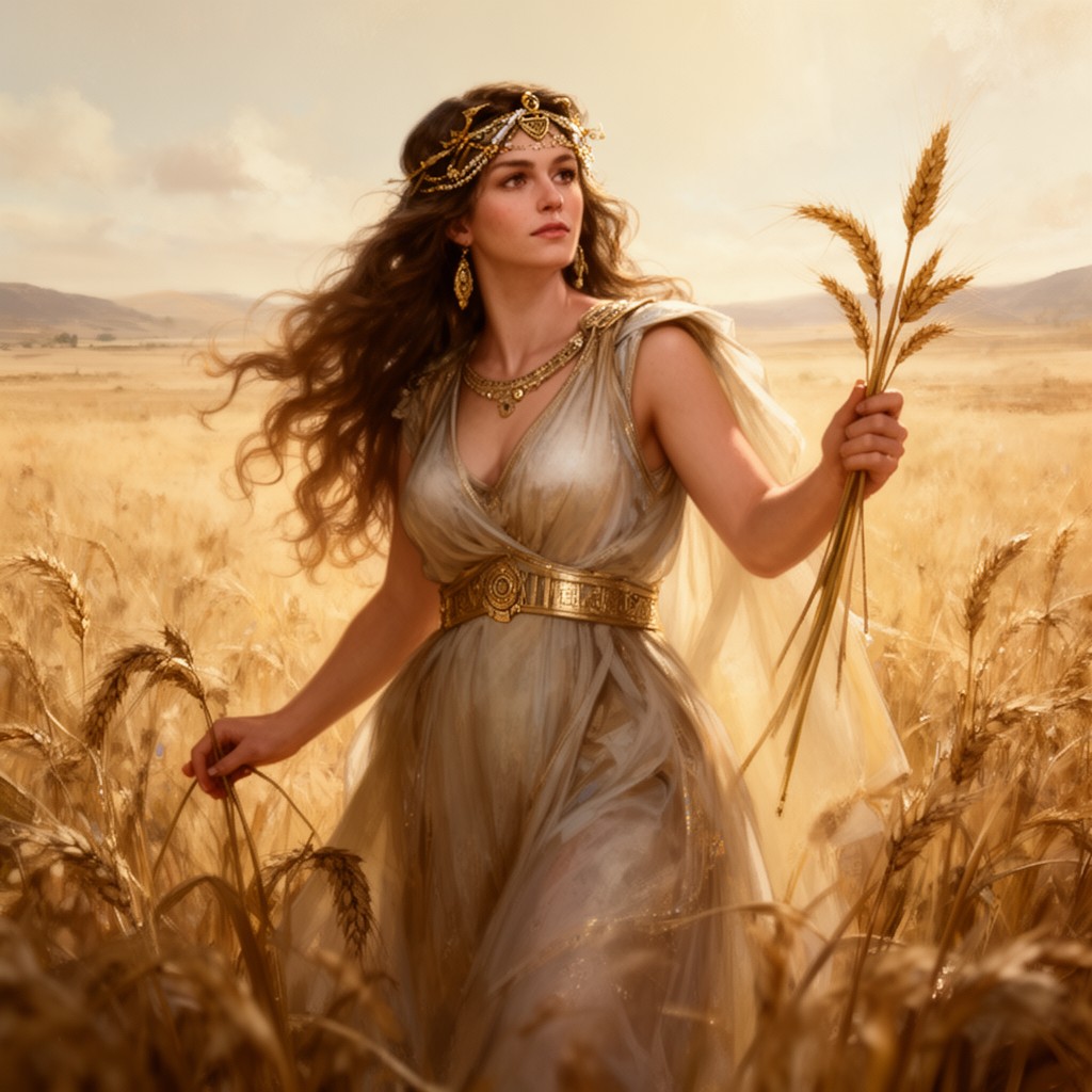 AI-generated illustration of Demeter