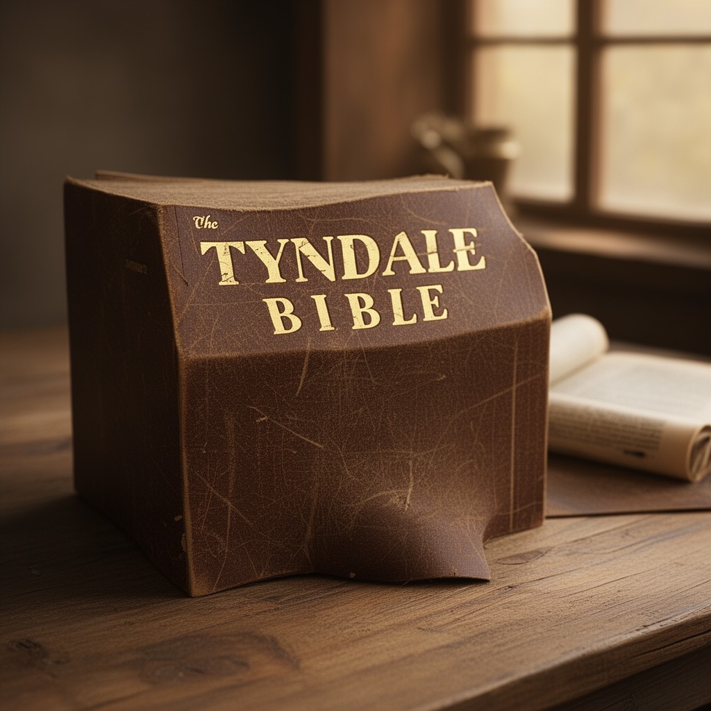 AI-generated illustration of Tyndale Bible