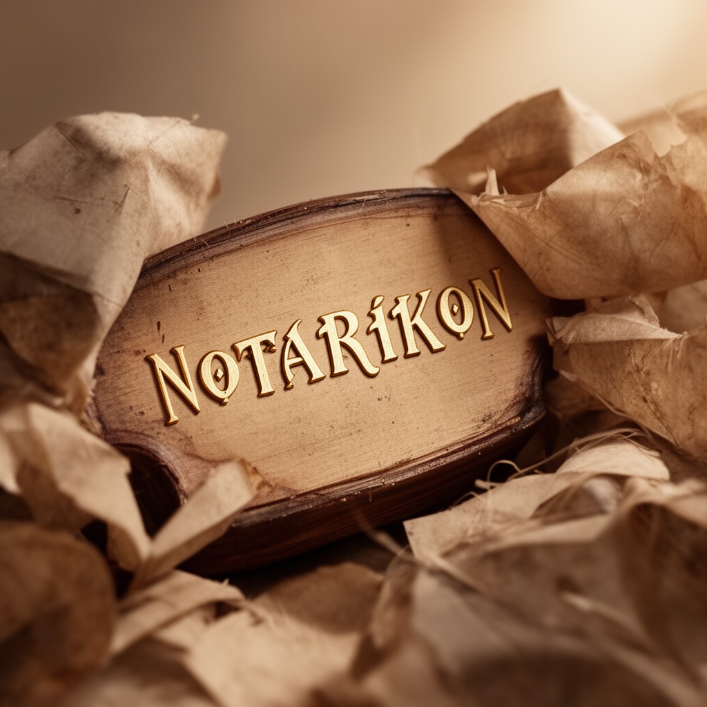 AI-generated illustration of Notarikon