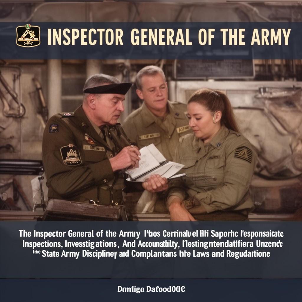AI-generated illustration of Inspector General of the Army
