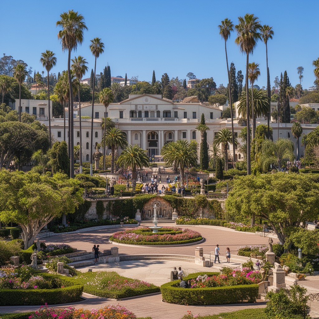 AI-generated illustration of Balboa Park