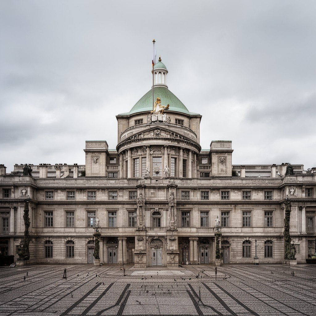 AI-generated illustration of Parliament of Ireland